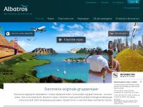 Albatros travel - hjemmeside