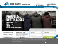 Alfa Travel - hjemmeside