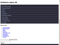 Andiamo Rejser ApS - hjemmeside