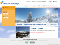 Balkan Holidays - hjemmeside