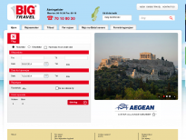 Big Travel Denmark A/S - hjemmeside