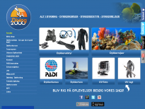 Diving 2000 A/S - hjemmeside