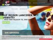 DUF Rejser - hjemmeside