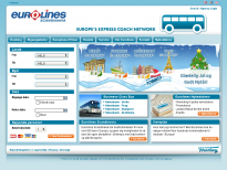 Eurolines Scandinavia - hjemmeside
