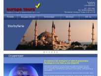 Europa Tours - hjemmeside