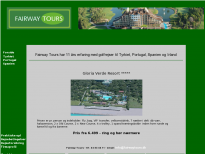 Fairway Tours - hjemmeside