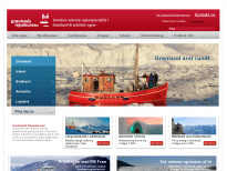 Gr�nlands Rejsebureau A/S - hjemmeside