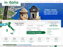 In-Italia A/S - hjemmeside