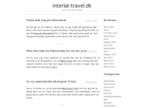 Inter-Lat Travel ApS - hjemmeside