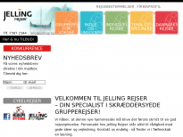 Jelling Rejser - hjemmeside