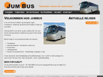 JumBus A/S - hjemmeside