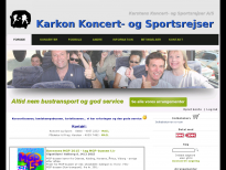 Karstens Koncert & Sportsrejser - hjemmeside