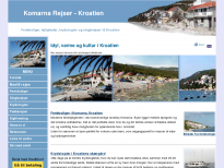 Komarna Rejser - hjemmeside