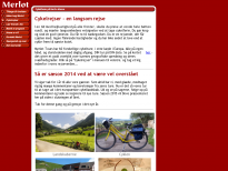 Merlot Tours - hjemmeside