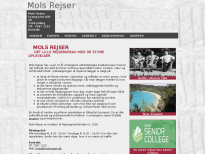 Mols Rejser ApS - hjemmeside