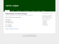 Nevin Rejser - hjemmeside