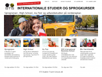 STS Sprogrejser ApS - hjemmeside