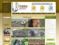 Tembo Safari - hjemmeside