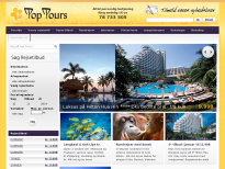 Top Tours ApS - hjemmeside