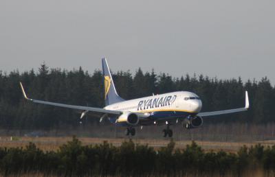 Ryanair, Billund-London nu tre afgange på hverdage