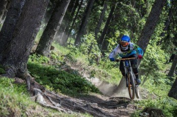 Fuld fart på cykel i Wagrain-Kleinarl